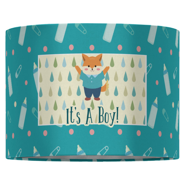 Baby Shower 16" Drum Lampshade - FRONT (Fabric)