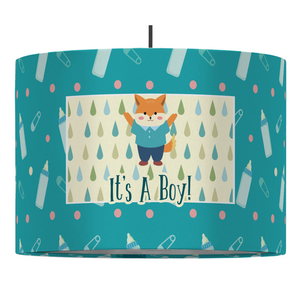 Custom Baby Shower 16" Drum Pendant Lamp - Fabric