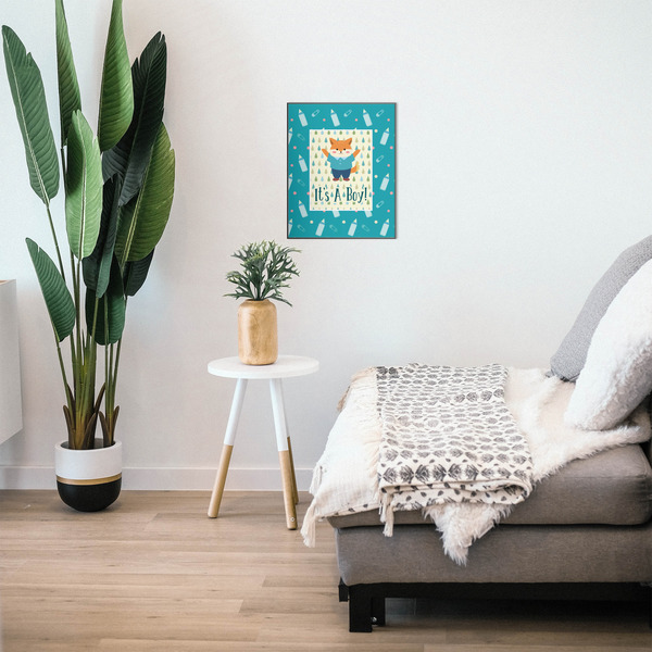 Baby Shower 16x20 Wood Print - In Context