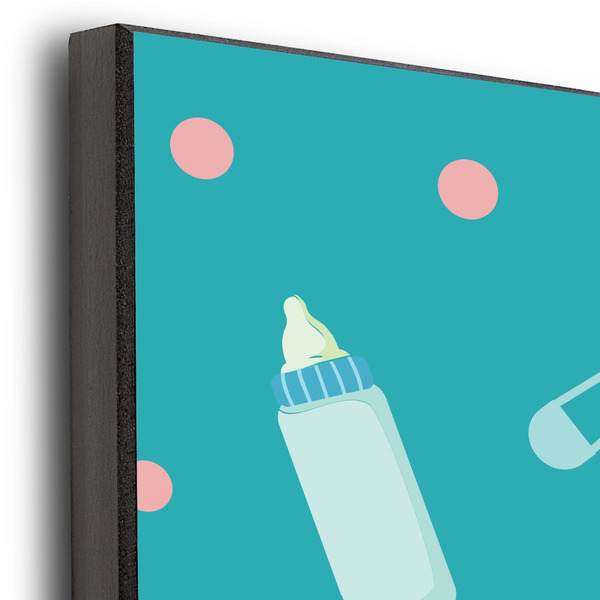 Baby Shower 20x30 Wood Print - Closeup