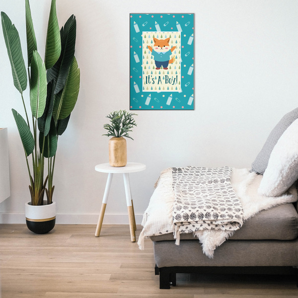 Baby Shower 20x30 Wood Print - In Context