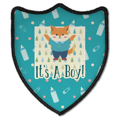 Baby Shower Iron On Shield Patch B