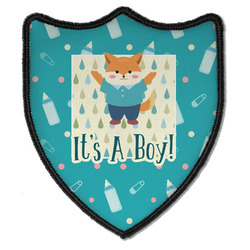 Baby Shower Iron On Shield Patch B