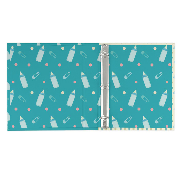 Baby Shower 3 Ring Binders - Full Wrap - 1" - OPEN INSIDE