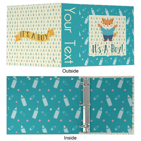 Baby Shower 3 Ring Binders - Full Wrap - 2" - APPROVAL
