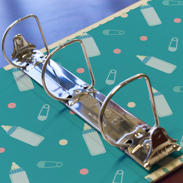 Baby Shower 3 Ring Binders - Full Wrap - 2" - DETAIL