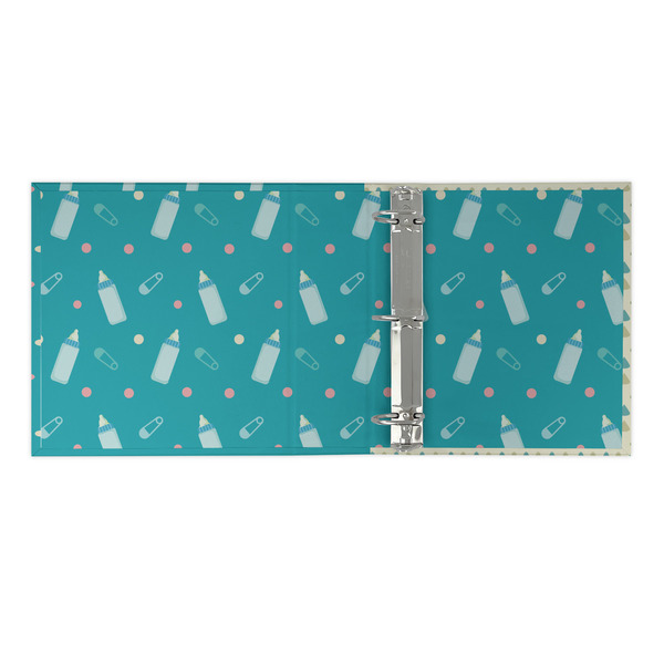 Baby Shower 3 Ring Binders - Full Wrap - 2" - OPEN INSIDE