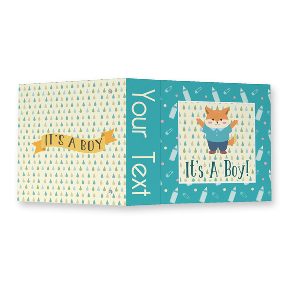 Baby Shower 3 Ring Binders - Full Wrap - 2" - OPEN OUTSIDE