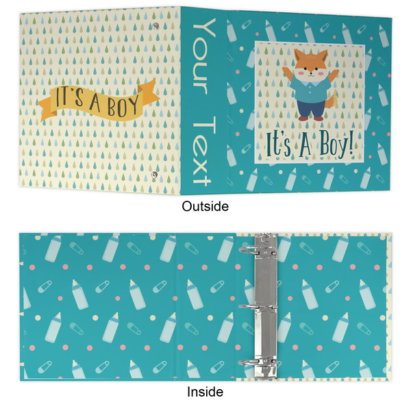 Baby Shower 3 Ring Binders - Full Wrap - 3" - APPROVAL