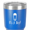 Baby Shower 30 oz Stainless Steel Ringneck Tumbler - Blue - Close Up