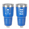 Baby Shower 30 oz Stainless Steel Tumbler - Royal Blue - Double-Sided