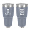 Baby Shower 30 oz Stainless Steel Tumbler - Grey - Double-Sided