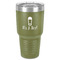 Baby Shower 30 oz Stainless Steel Ringneck Tumbler - Olive - Front