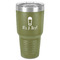 Baby Shower 30 oz Stainless Steel Tumbler - Olive - Single-Sided