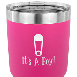 Baby Shower 30 oz Stainless Steel Tumbler - Pink - Single Sided