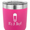 Baby Shower 30 oz Stainless Steel Ringneck Tumbler - Pink - CLOSE UP