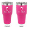 Baby Shower 30 oz Stainless Steel Tumbler - Pink - Double Sided