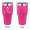 Baby Shower 30 oz Stainless Steel Ringneck Tumblers - Pink - Single Sided - APPROVAL
