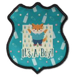 Baby Shower Iron On Shield Patch C