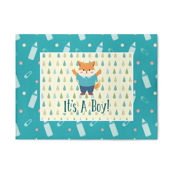 Custom Baby Shower 5' x 7' Indoor Area Rug