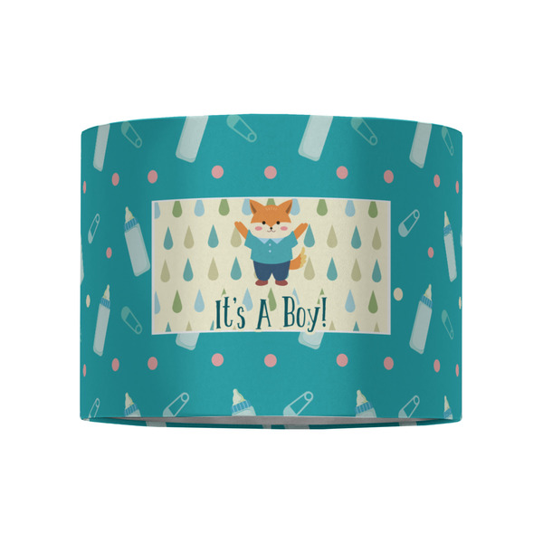 Baby Shower 8" Drum Lampshade - FRONT (Fabric)