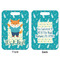 Baby Shower Aluminum Luggage Tag (Front + Back)