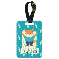 Baby Shower Metal Luggage Tag