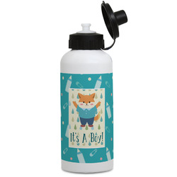 Baby Shower Water Bottles - Aluminum - 20 oz - White