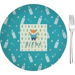 Baby Shower 8" Glass Appetizer / Dessert Plates - Single or Set (Personalized)