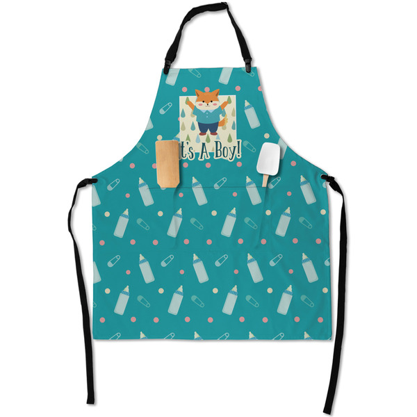 Custom Baby Shower Apron With Pockets