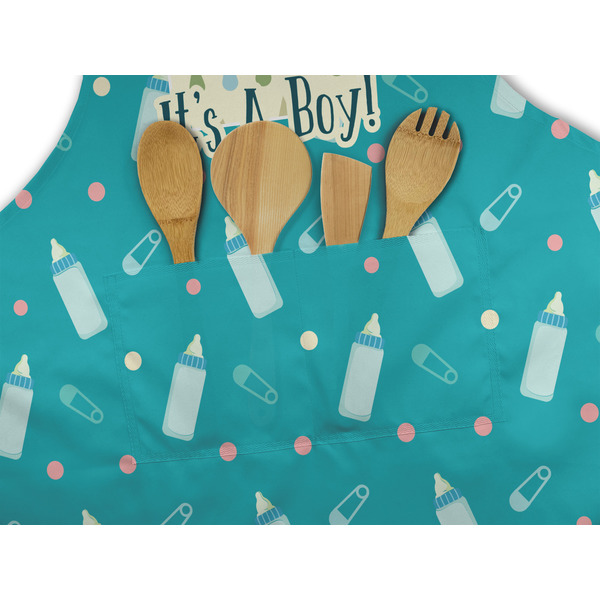 Baby Shower Apron - Pocket Detail with Props