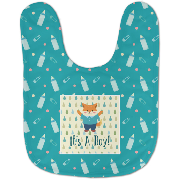 Baby Shower Baby Bib - AFT flat