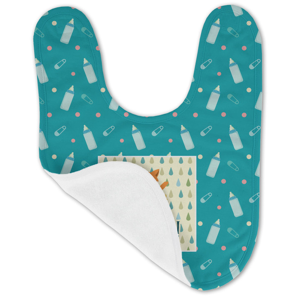 Baby Shower Baby Bib - AFT folded