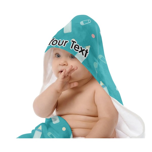 Baby Shower Baby Hooded Towel on Child