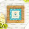 Baby Shower Bamboo Trivet with 6" Tile - LIFESTYLE