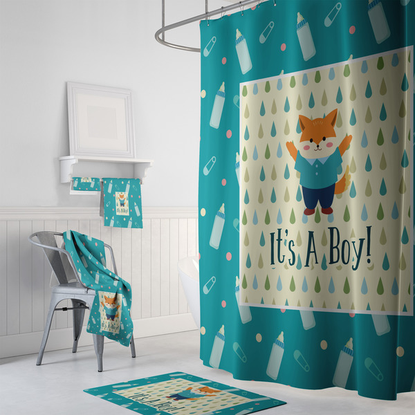Baby Shower Bath Towel Sets - 3-piece - In Context
