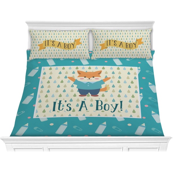 Custom Baby Shower Comforter Set - King (Personalized)