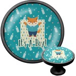 Baby Shower Cabinet Knob (Black) (Personalized)