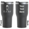 Baby Shower Black RTIC Tumbler - Front and Back