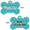 Baby Shower Bone Shaped Dog ID Tag - Large - Approval