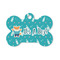 Baby Shower Bone Shaped Dog ID Tag - Small