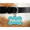Baby Shower Bone Shaped Dog Tag on Collar & Dog