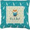 Baby Shower Faux-Linen Throw Pillow 26" (Personalized)