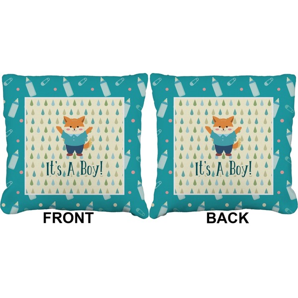 Baby Shower Burlap Pillow Approval