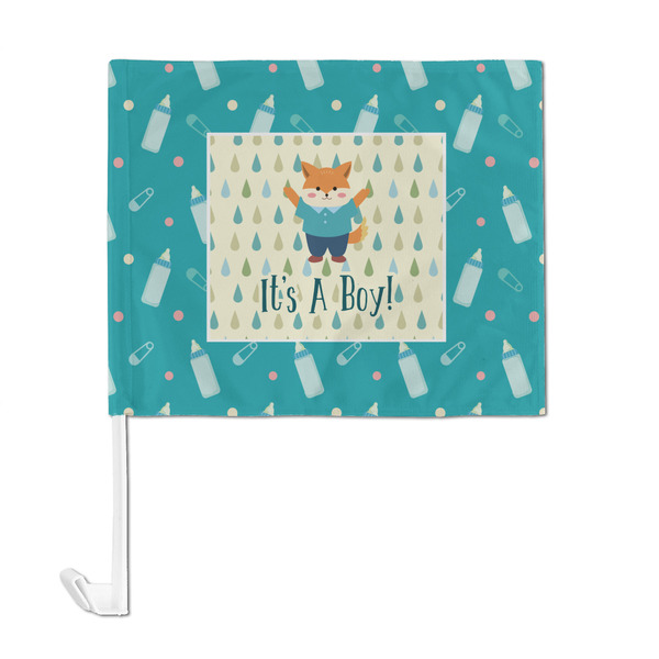 Baby Shower Car Flag - Large - FRONT