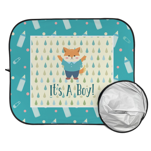 Baby Shower Car Sun Shades - FOLDED & UNFOLDED