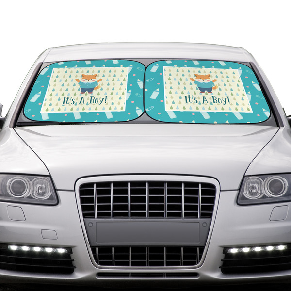 Baby Shower Car Sun Shades - IN CONTEXT