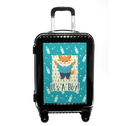 Baby Shower Carry On Hard Shell Suitcase (Personalized)