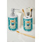 Baby Shower Ceramic Bathroom Accessories - LIFESTYLE (toothbrush holder & soap dispenser)