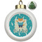 Baby Shower Ceramic Christmas Ornament - Xmas Tree (Front View)